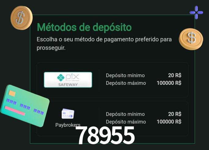 O cassino 78955 oferece uma grande variedade de métodos de pagamento